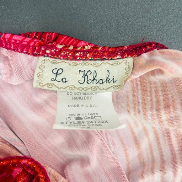 LA Khaki Top - Size 2X - Excellent Condition - Picture 4 of 5